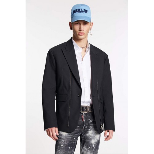 Sacou DSQUARED2, Zip Frontal,  S71BN0926S53632900 Sacou DSQUARED2, Zip Frontal,  S71BN0926S53632900