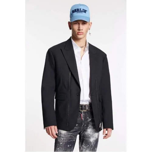 Sacou DSQUARED2, Zip Frontal,  S71BN0926S53632900