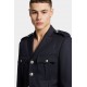 JACHETA DSQUARED2, Uniform Jacket, Lana, Negru - S71BN0987D35313487