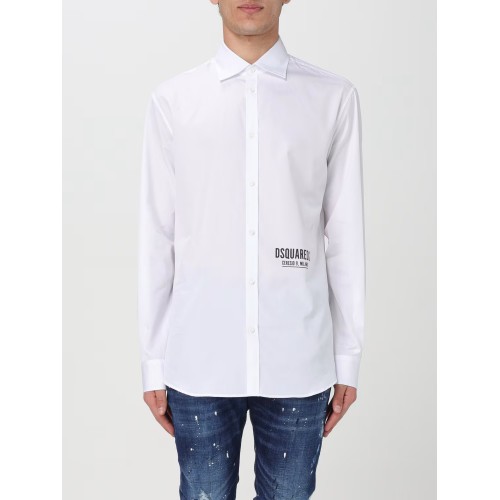 Camasa DSQUARED2, Insertie Ceresio 9, Alba S74DM0653S36275100 Camasa DSQUARED2, Insertie Ceresio 9, Alba S74DM0653S36275100
