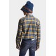 Camasa DSQUARED2, Canadian Check Flanel, Regular, Yellow, Blue - S71DM0739D35132002F