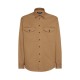 Camasa DSQUARED2, Utility Cotton Shirt, Camel - S71DM0805S41794157