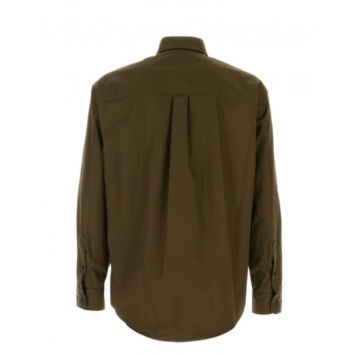 Camasa DSQUARED2, Utility Cotton Shirt, Kaki Camasa DSQUARED2, Utility Cotton Shirt, Kaki