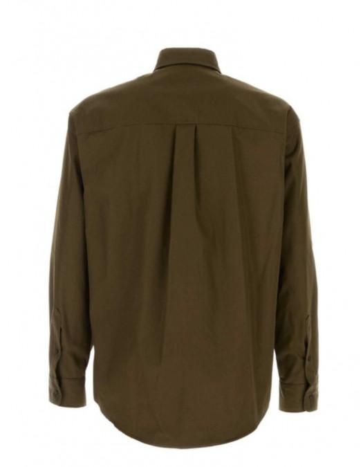 Camasa DSQUARED2, Utility Cotton Shirt, Kaki - S71DM0805S41794728