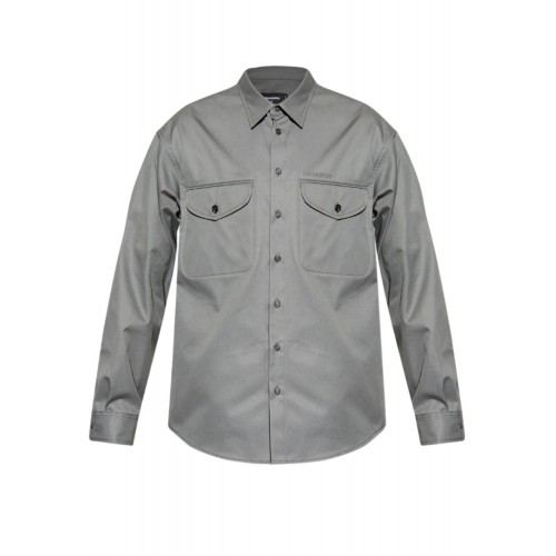 Camasa DSQUARED2, Utility Cotton Shirt, Grey Camasa DSQUARED2, Utility Cotton Shirt, Grey