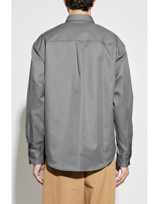 Camasa DSQUARED2, Utility Cotton Shirt, Grey - S71DM0805S41794859
