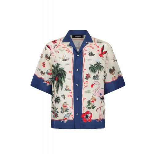 Camasa DSQUARED2, Aloha Souvenir Shirt