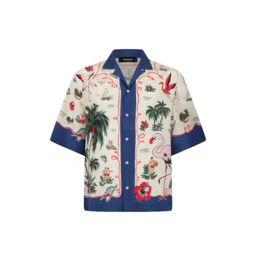 Camasa DSQUARED2, Aloha Souvenir Shirt