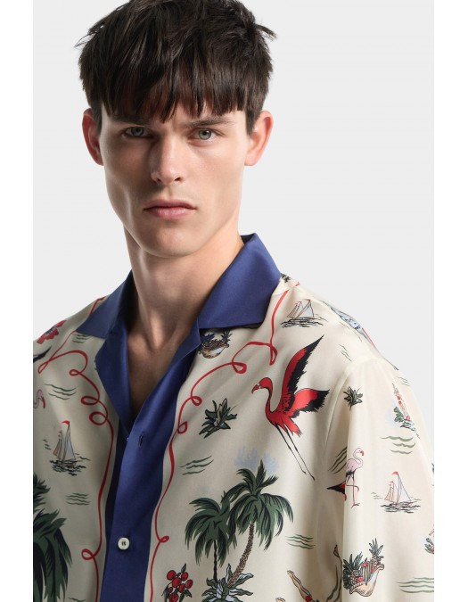 Camasa DSQUARED2, Aloha Souvenir Shirt - S71DM0835D35476001S