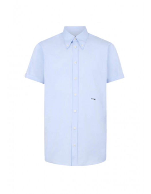 Camasa DSQUARED2, Cotton poplin button-down collar shirt - S71DM0838S36275465