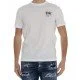 Tricou Dsquared2, Imprimeu Made in Italy, Alb - S71GD1018S23009100