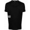 Tricou Dsquared2, Insertie alba, Negru