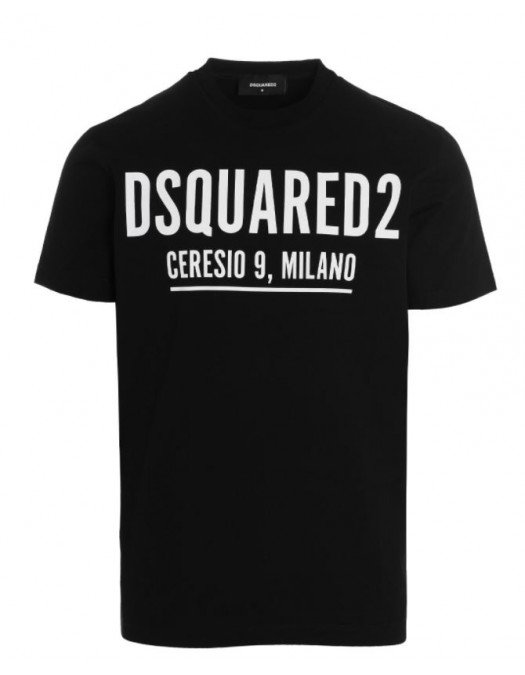 Tricou DSQUARED2, Black, Cerasio 9 Milano - S71GD1058S23009900