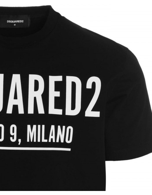 Tricou DSQUARED2, Black, Cerasio 9 Milano - S71GD1058S23009900