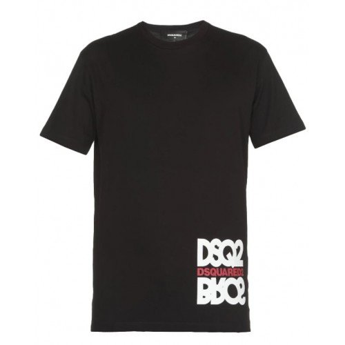 Tricou Dsquared2, Imprimeu DSQ2 ALB