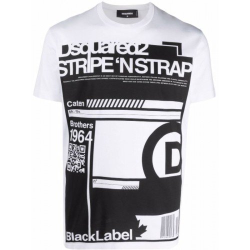 Tricou Dsquared2, Graphic-print Cotton