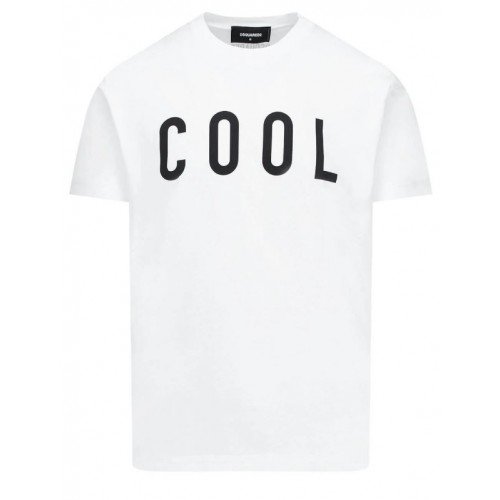 Tricou DSQUARED2, Insertie COOL, Alb