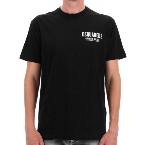 Tricou DSQUARED2, Ceresio 9 Logo, Negru