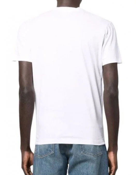 Tricou DSQUARED2, Caten Cherry Print White - S71GD1144S23009100 Tricou DSQUARED2, Caten Cherry Print White - S71GD1144S23009100