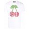 Tricou DSQUARED2, Caten Cherry Print  White