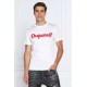 Tricou DSQUARED2, D2 Cool, Red logo, Alb - S71GD1228S23009100