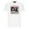 Tricou DSQUARED2, D2 Logo Box, Alb