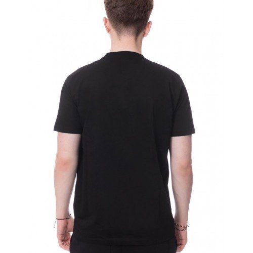 Tricou DSQUARED2, Multicolor Logo Print, Negru