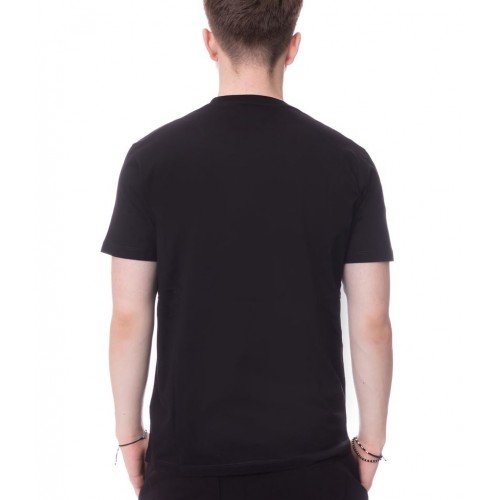 Tricou DSQUARED2, D2 White Leaf, Negru