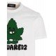 Tricou DSQUARED2, Cool Fit Leaf, Alb - S71GD1279S23009100