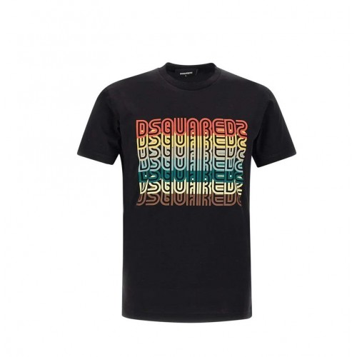 Tricou DSQUARED2, Logo Print, Negru Tricou DSQUARED2, Logo Print, Negru