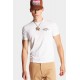 Tricou DSQUARED2, Frontal DSQ2 Milano, White - S71GD1392D20020100