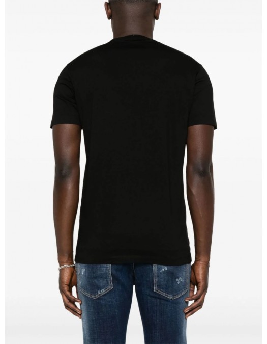 Tricou DSQUARED2, Canadian Brothers, Negru - S71GD1396S23009900