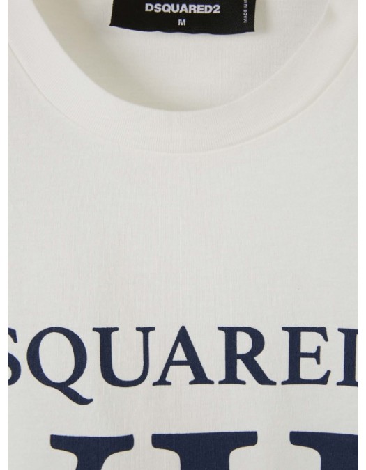 Tricou DSQUARED2, Printed Cotton T-shirt, S71GD1438S22427101 - S71GD1438S22427101