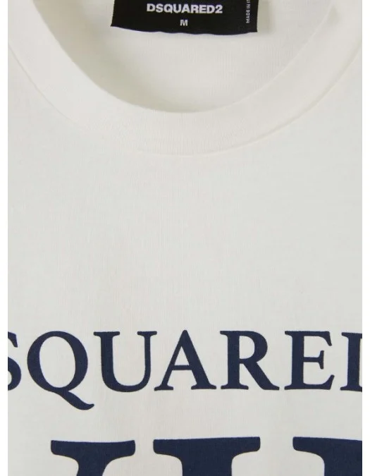 Tricou DSQUARED2, Printed Cotton T-shirt, S71GD1438S22427101 - S71GD1438S22427101 Tricou DSQUARED2, Printed Cotton T-shirt, S71GD1438S22427101 - S71GD1438S22427101