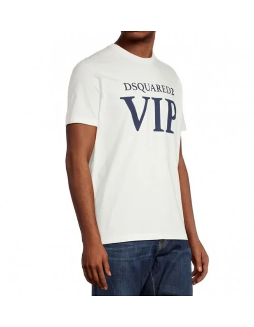 Tricou DSQUARED2, Printed Cotton T-shirt, S71GD1438S22427101 - S71GD1438S22427101 Tricou DSQUARED2, Printed Cotton T-shirt, S71GD1438S22427101 - S71GD1438S22427101