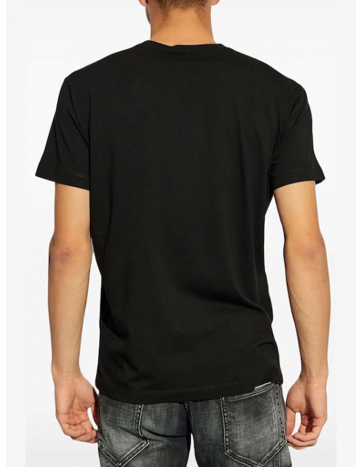 TRICOU DSQUARED2, Restricted Area Print, Negru, Cool Fit - S71GD1451D20020900 TRICOU DSQUARED2, Restricted Area Print, Negru, Cool Fit - S71GD1451D20020900