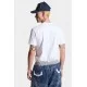 Tricou DSQUARED2, Cool/Slim Fit, Logo Insert, White - S71GD1452D20020100 Tricou DSQUARED2, Cool/Slim Fit, Logo Insert, White - S71GD1452D20020100