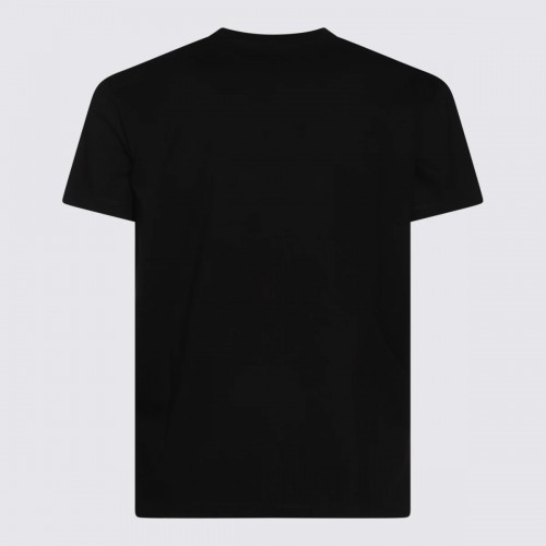 Tricou DSQUARED2, Cool/Slim Fit, Logo Insert, Black Tricou DSQUARED2, Cool/Slim Fit, Logo Insert, Black