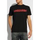 Tricou DSQUARED2, Cool/Slim Fit, Logo Insert, Black - S71GD1452D20020900