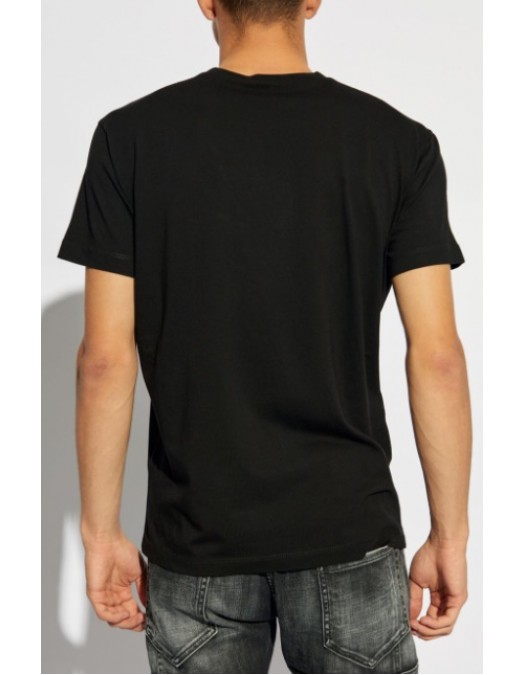 Tricou DSQUARED2, Cool/Slim Fit, Logo Insert, Black - S71GD1452D20020900