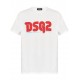 Tricou DSQUARED2, Regular Fit, White, Leaf Logo - S71GD1455D20020100