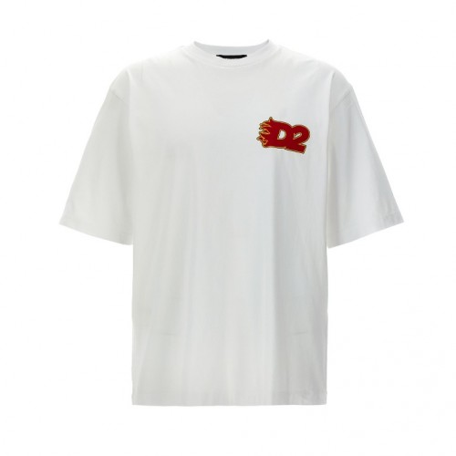 Tricou DSQUARED2, Loose fit, D2 Insert Tricou DSQUARED2, Loose fit, D2 Insert