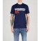 Tricou DSQUARED2, Cool Fit, Keep Moving Around, White Logo