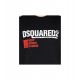 Tricou DSQUARED2, Cool Fit, Keep Moving Around, White Logo, Black - S71GD1462S24662900