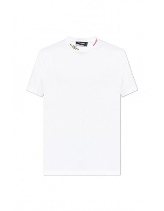 Tricou DSQUARED2, Classic Cut, All White - S71GD1509D20020100