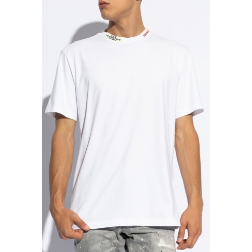 Tricou DSQUARED2, Classic Cut, All White Tricou DSQUARED2, Classic Cut, All White