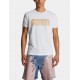 Tricou DSQUARED2, Dyed Very Very Dan Fit Slogan, White - S71GD1525S22507100