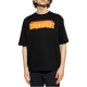 Tricou DSQUARED2, Wash Loose Fit Slogan, Black - S71GD1553S23009900 Tricou DSQUARED2, Wash Loose Fit Slogan, Black - S71GD1553S23009900