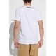 TRICOU DSQUARED2, Mr Catenacci Front Print, Regular Fit, Alb - S71GD1580D20035100