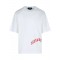 TRICOU DSQUARED, Logo-Print T-shirt , Loose Fit, Alb